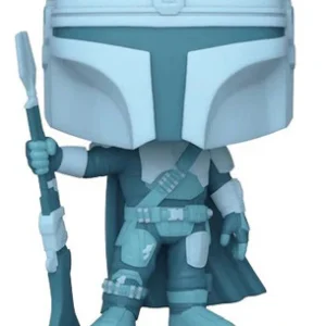 FUNKO POP STAR WARS: MANDALORIAN - MANDO HOLOGRAMA GLOW EXCLUSIVO