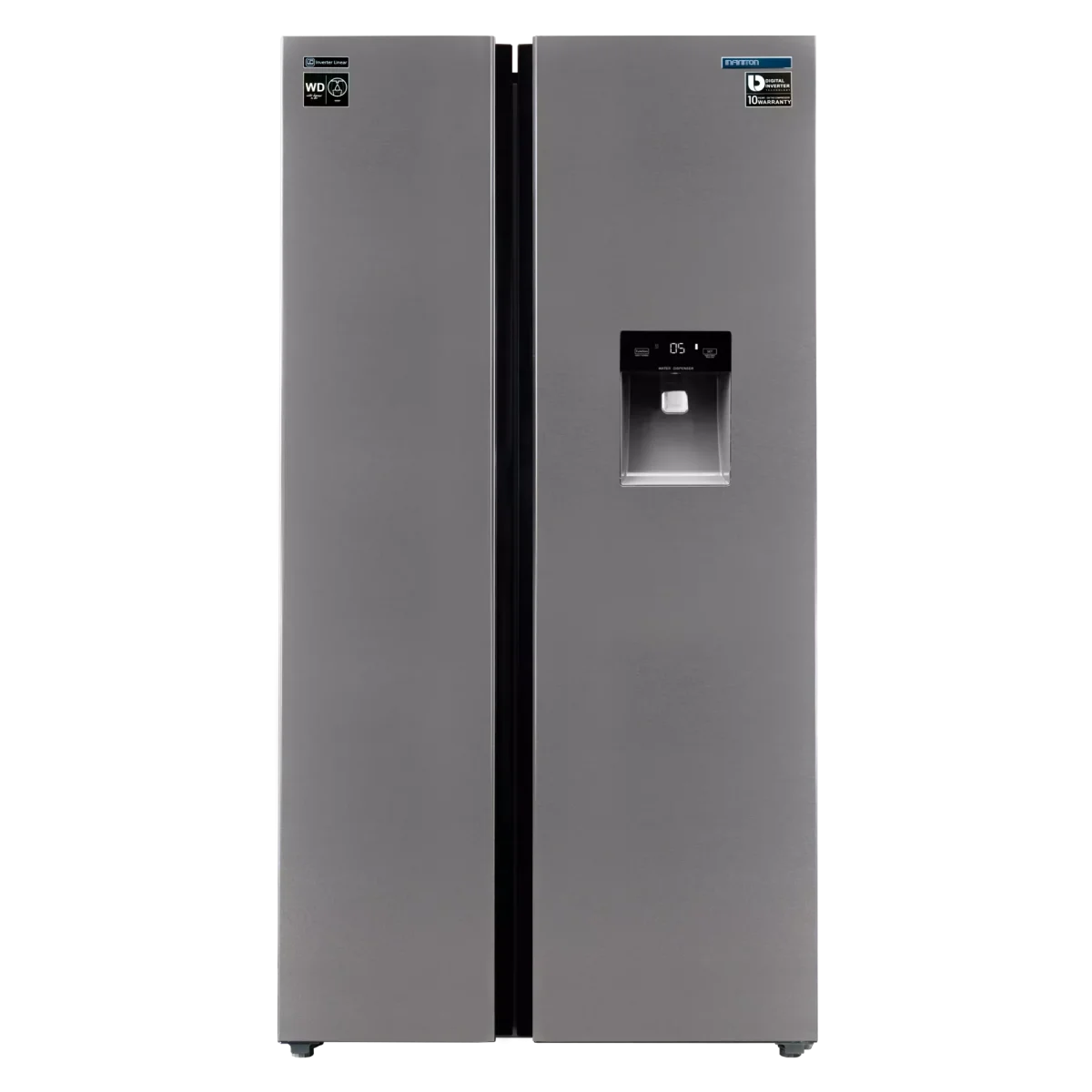 Frigorífico Americano Infiniton SBS-503A77XED 503L No Frost Inox Dispensador - Side by Side