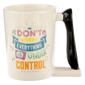 Taza Cerámica Mando Televisión