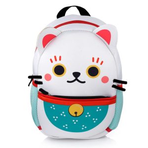 Mochila Infantil Neopreno Gato Maneki Neko