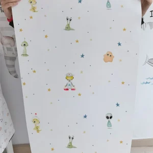 EXTRATERRESTRES I Papel pintado infantil
